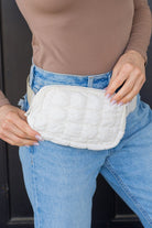 Anya Quilted Puffer Sling Belt Fanny Bum Bag Aili's Corner