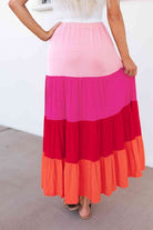 Mariana Tiered Maxi Skirt ClaudiaG Apparel