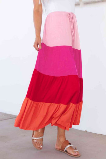 Mariana Tiered Maxi Skirt ClaudiaG Apparel