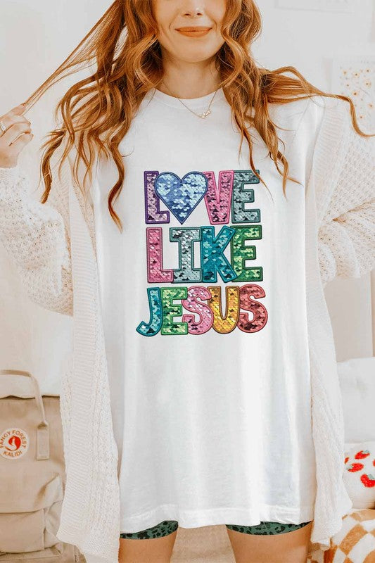 Love Like Jesus Graphic Tee Khristee