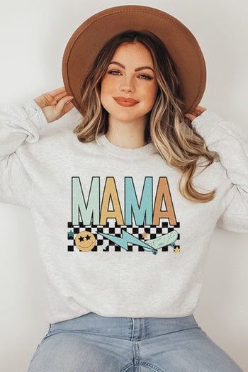 Boy Mama Sweatshirt Wildberry Waves