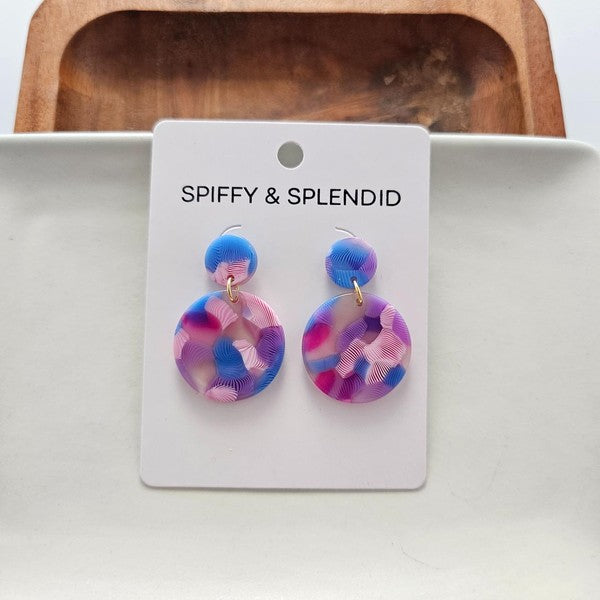 Addy Earrings - Cotton Candy Spiffy & Splendid