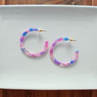 Camy Hoops - Cotton Candy Spiffy & Splendid