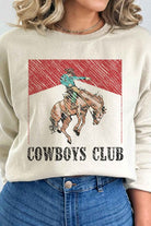 COWBOYS CLUB GRAPHIC SWEATSHIRT ROSEMEAD LOS ANGELES CO