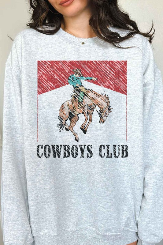 COWBOYS CLUB GRAPHIC SWEATSHIRT ROSEMEAD LOS ANGELES CO