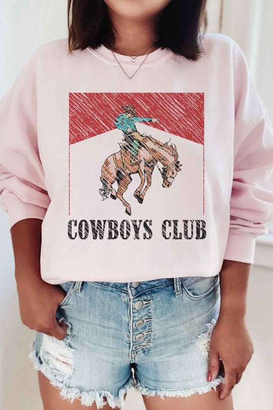 COWBOYS CLUB GRAPHIC SWEATSHIRT ROSEMEAD LOS ANGELES CO