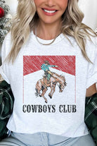 COWBOYS CLUB OVERSIZED GRAPHIC TEE ROSEMEAD LOS ANGELES CO