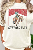 COWBOYS CLUB OVERSIZED GRAPHIC TEE ROSEMEAD LOS ANGELES CO