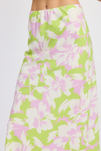 MAXI FLORAL BIAS SKIRT Emory Park