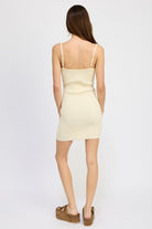 SPAGHETTI STRAP BODYCON DRESS Emory Park