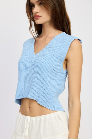 CROP VEST STYLE TOP Emory Park