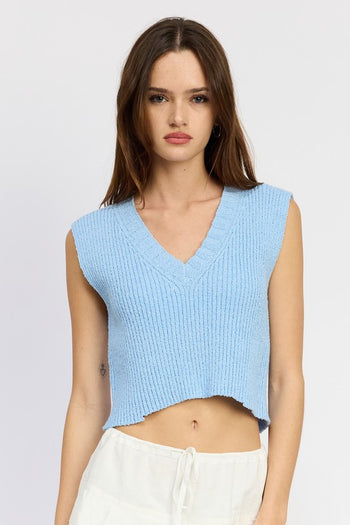 CROP VEST STYLE TOP Emory Park