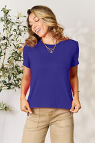 Essential Round Neck Top ClaudiaG Apparel