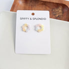 Flower Studs - Pastel Spiffy & Splendid