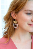 Irene Earrings - Marble Confetti Spiffy & Splendid