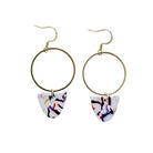 Iris Earrings Large - Marble Confetti Spiffy & Splendid