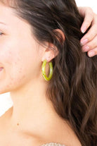 Josie Hoops - Moss Green Spiffy & Splendid