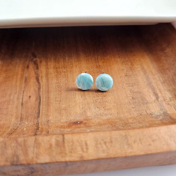 Kate Studs - Aquamarine Spiffy & Splendid