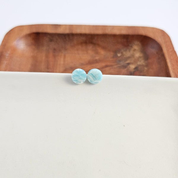 Kate Studs - Aquamarine Spiffy & Splendid