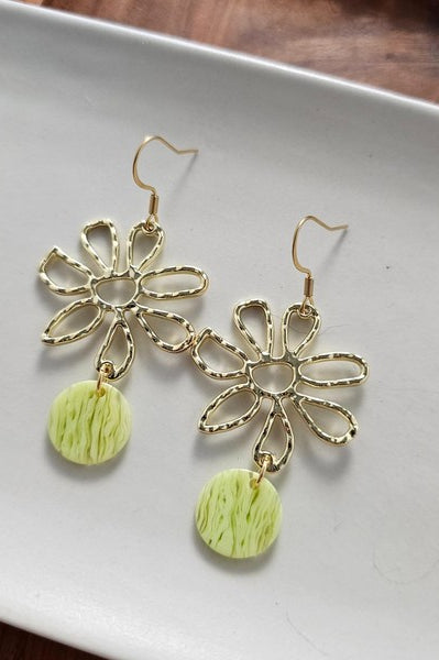 Maisy Earrings - Lime Green Spiffy & Splendid