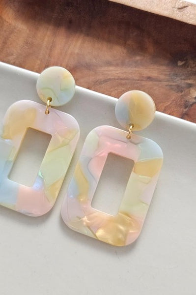 Margot Earrings - Pastel Rainbow Spiffy & Splendid