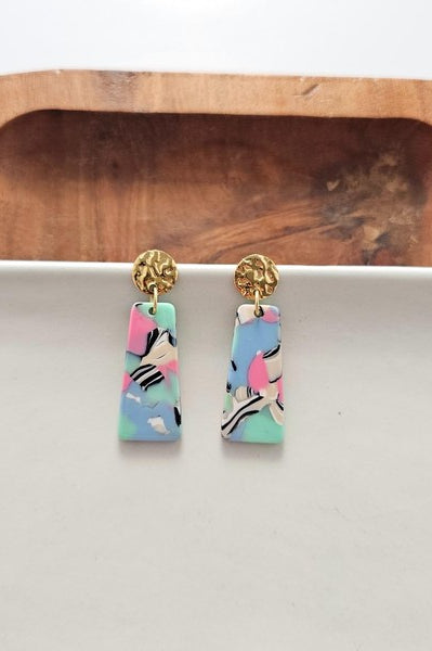 Mia Mini Earrings - 80's Pastel Spiffy & Splendid