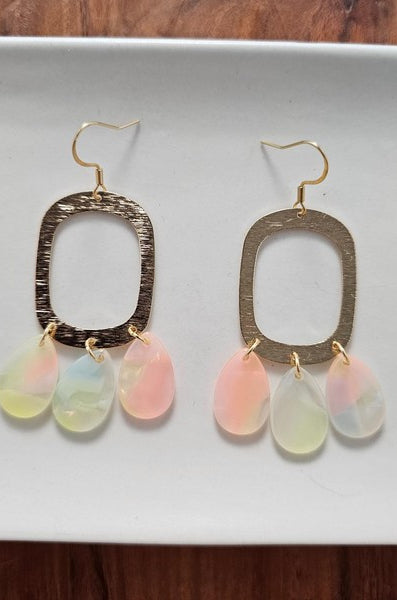 Ophelia Earrings - Iridescent Neon Spiffy & Splendid