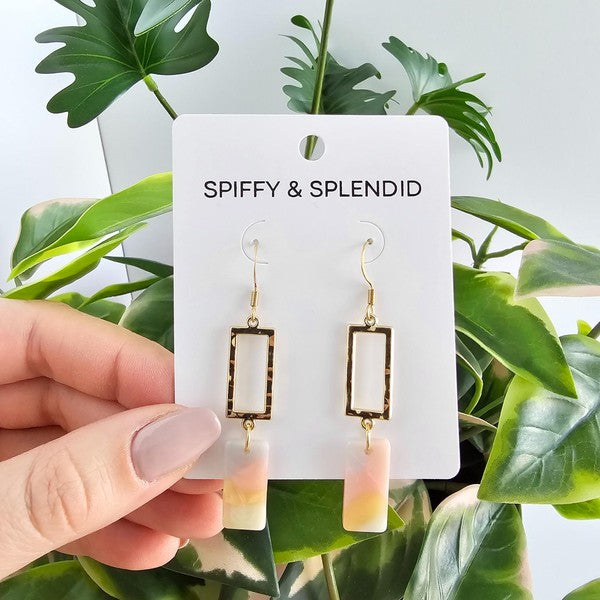 Raya Earrings - Pastel Rainbow Spiffy & Splendid