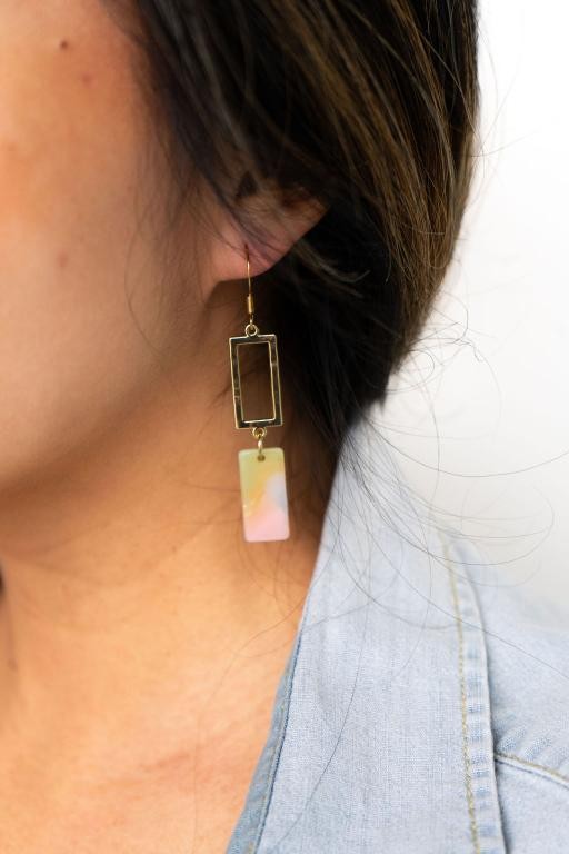 Raya Earrings - Pastel Rainbow Spiffy & Splendid