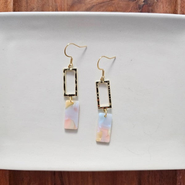 Raya Earrings - Pastel Rainbow Spiffy & Splendid