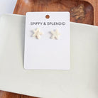 Starfish Studs - Ivory Spiffy & Splendid