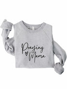 Praying Mama Premium Crewneck Sweatshirt Ocean and 7th