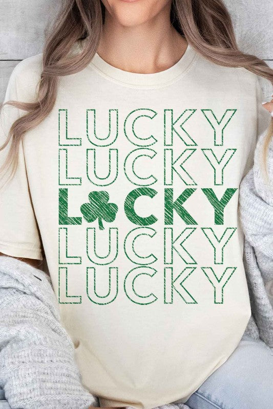 LUCKY ST PATRICKS OVERSIZED TEE ALPHIA