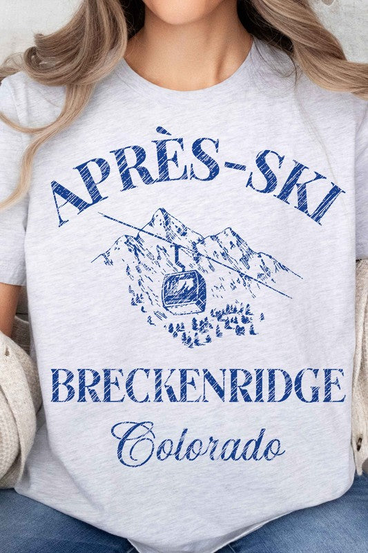Apres Ski Breckenridge Colorado Oversized Tee ALPHIA