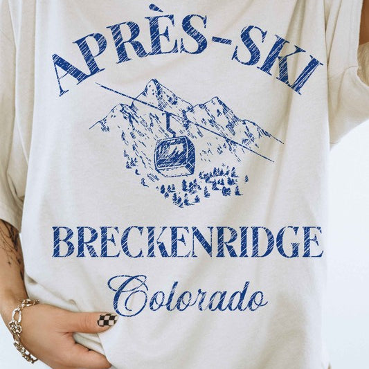 Apres Ski Breckenridge Colorado Graphic Tee ALPHIA
