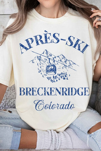 Apres Ski Breckenridge Colorado Graphic Tee ALPHIA