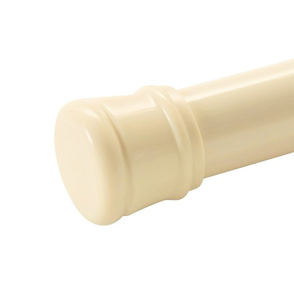 Beige Adjustable Tension Curtain Rod 41-76 inches Home Mart Goods