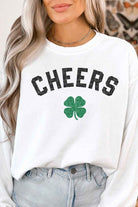 CHEERS ST PATRICKS GRAPHIC SWEATSHIRT ROSEMEAD LOS ANGELES CO