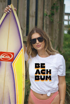 Beach Bum Shadowed Graphic Tee Ocean and 7th