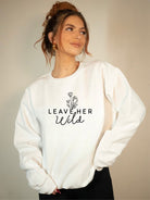 Leave Her Wild Crewneck Sweatshirt Ocean and 7th