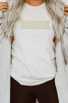 Bride Faux Chenille Graphic Tee Kissed Apparel