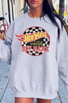 Hot Mess Boy Mama Graphic Fleece Sweatshirts Color Bear