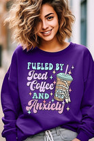 Iced Coffee Skeleton Graphic Fleece Sweatshirts Color Bear