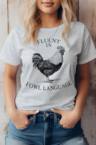 Fluent In Fowl Language, Farm Graphic Tee Rebel Stitch