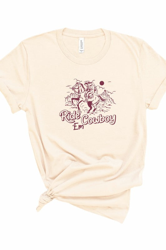 Ride Em Cowboy Graphic Tee Ocean and 7th