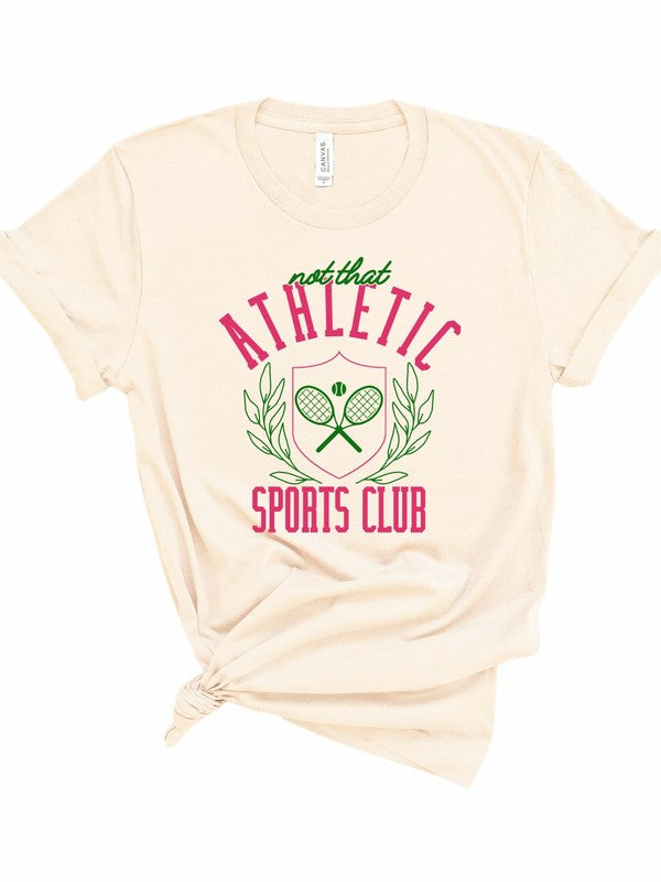 Not That Athletic Sports Club Graphic Tee Ocean and 7th