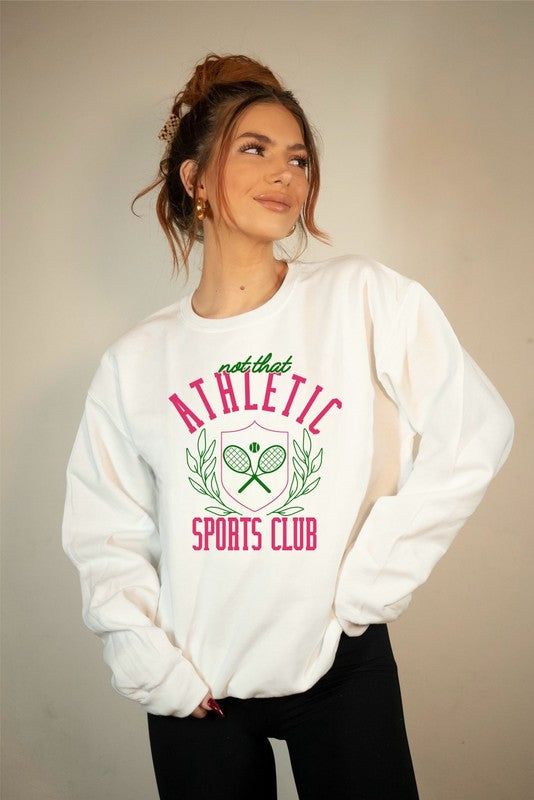 Not That Athletic Sports Club Graphic Sweatshirt Ocean and 7th