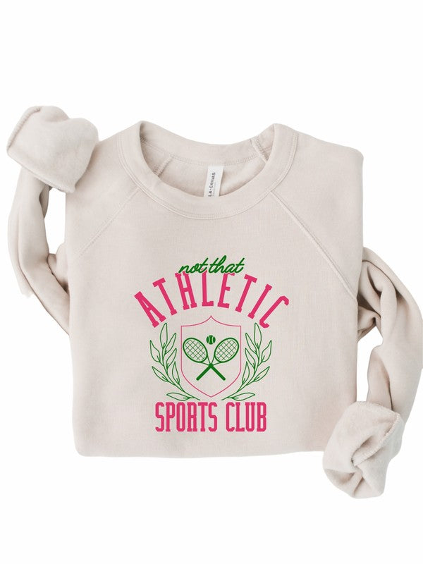 Not That Athletic Sports Club Graphic Sweatshirt Ocean and 7th