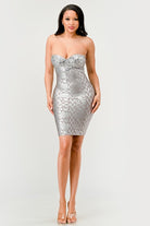 Gilded Glamour Strapless Dress Athina