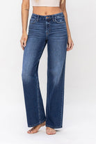 High Rise Loose Fit Jeans Flying Monkey